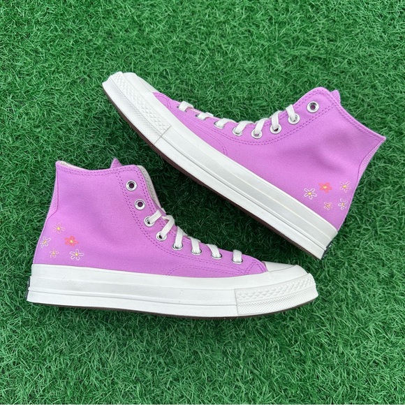 Converse Chuck 70 Hi Little Flowers Grape Fizz / Egret - Picture 8 of 13